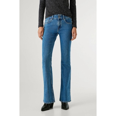 Pepe Jeans Dámské džíny FLARE JEANS MW VENUS denim