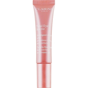 Clarins Total Eye Revive Eye Cream-Gel Eye Cream крем-гел против първи бръчки и тъмни кръгове под очите унисекс 15 мл