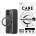 Panzer Гръб CARE by PanzerGlass за iPhone 16, Feature Case Black Kickstand and MagSafe
