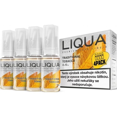 Ritchy Liqua 4Pack Traditional tobacco 4 x 10 ml 12 mg