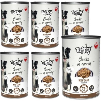 TufTuf Masové kuličky se zvěřinou 6 x 415 g