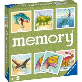 Ravensburger Настолна игра Memory: Dinosaurs - Детска (20924)