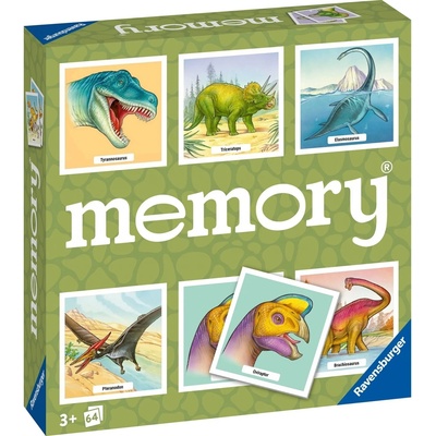 Ravensburger Настолна игра Memory: Dinosaurs - Детска (20924)