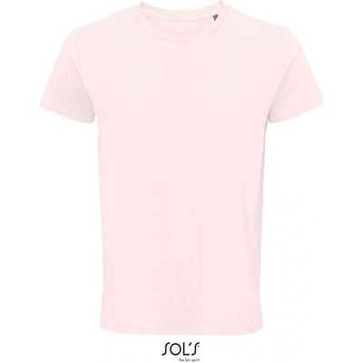 Sol's Crusader Men pánske tričko z bio bavlny ružové pale