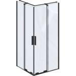 RAVAK Roll - Душ кабина 80x80 см, черно/прозрачно стъкло X14V40300Z1 (X14V40300Z1)