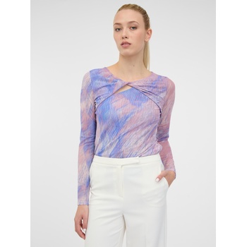 Orsay Светлорозова дамска тениска с дълъг ръкав и десен ORSAY Orsay | Rozov | ЖЕНИ | M