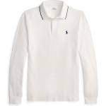 Ralph Lauren Риза с дълъг ръкав Polo Ralph Lauren Men's TipMesh Long Sleeve Shirt - White/White