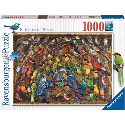 Ravensburger Пъзел Ravensburger от 1000 части - Птиците на света (17478)