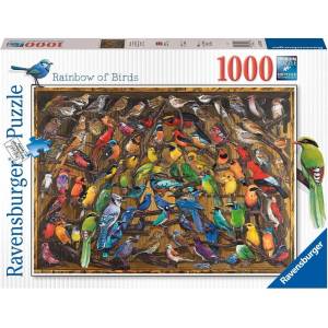 Ravensburger Пъзел Ravensburger от 1000 части - Птиците на света (17478)