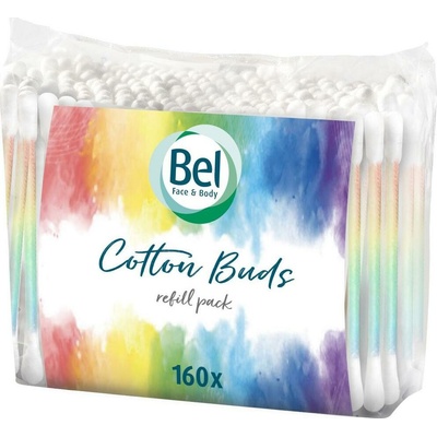 Bel Vatové tyčinky Face & Body Rainbow 160 ks