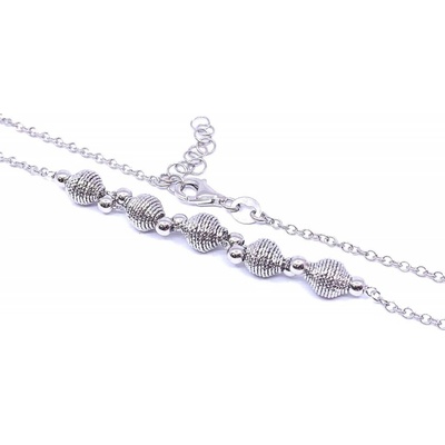 Jan Kos jewellery Stříbrný řetízek s přívěsky 12119445
