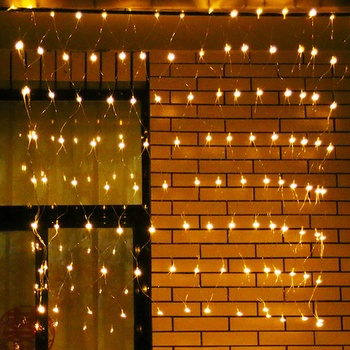 Image 1 of Коледна led мрежа 1, 60 х 1, 40м. , жълта lw20