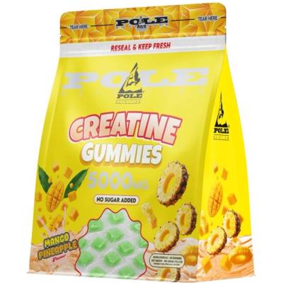 Pole Nutrition Creatine Gummies 5000 mg [60 желирани бонбони] Манго с ананас