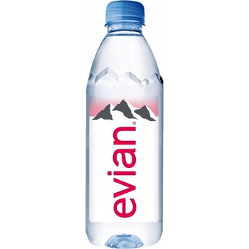 Evian Prírodná minerálna voda nesýtená 0,5 l