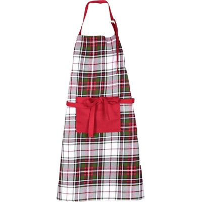 Forbyt Kuchyňská vánoční zástěra Kostka zelená 20400 70x90 cm