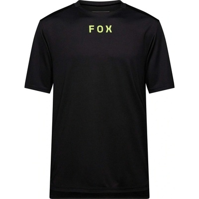Fox RANGER SS JERSEY SG Černá Reflexní neon pánský