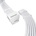 1STPLAYER модулен кабел Custom Sleeved Modding Cable White - PCIe 5.0 12VHPWR M/M - FM2-B-WH (FM2-B-WH)