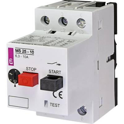 ETI Elektroelement, d.o.o. Motorový spúšťač ETI MS25-10 nastavenie 6,3-10A (004600100)