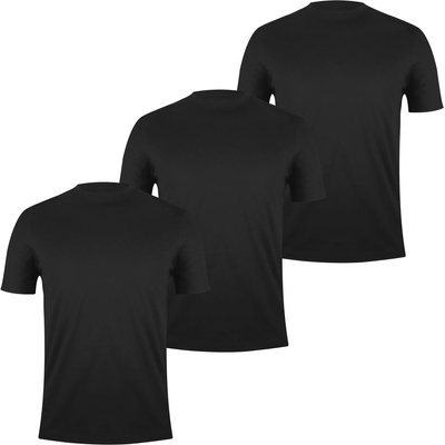 Donnay Мъжка тениска Donnay 3 Pack T Shirts Mens - Black