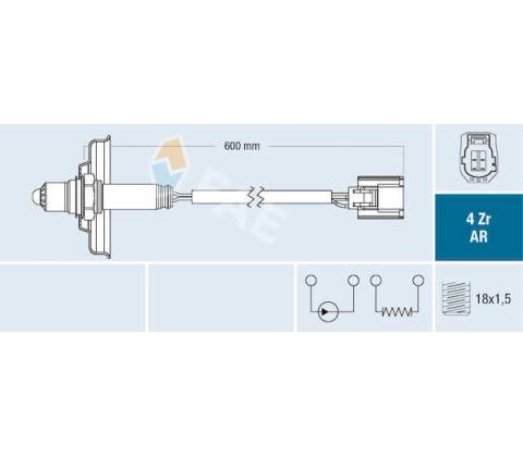 Lambda sonda FAE 75636
