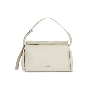 Calvin Klein Дамска чанта Elevated Soft Shoulder Bag Sm K60K610756 Екрю (Elevated Soft Shoulder Bag Sm K60K610756)