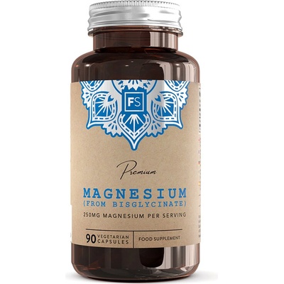 Focus Supplements Мускулна, сърдечна и нервна система - Магнезий (бисглицинат), 125 mg х 90 капсули (214354 FS)