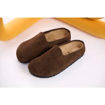 Birkenstock чехли от велур Amsterdam Wrapped Suede Leather (1032515)
