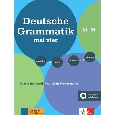 Deutsche Grammatik mal vier A1-B1 – Übungsgrammatik + MP3 allango.net