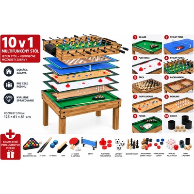 Playronix Multifunkčný herný stôl Kombi10