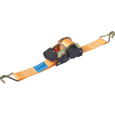 TOOLCRAFT TO-8689782 samonavíjecí upínací popruh Přivazovací únosnost napřímo (LC)=750 daN (d x š) 4.5 m x 50 mm upínací