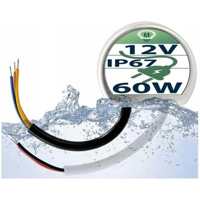Voděodolný napájecí zdroj LED-ONE 60 W 12 V do instalační krabice fi60