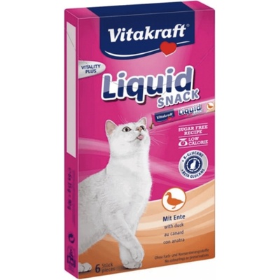 Vitakraft Liquid Snack s kačacím mäsom 6 x 15 g