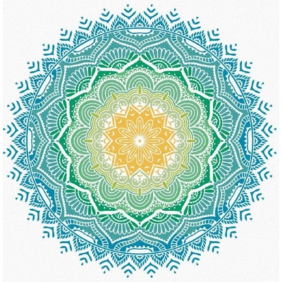 Diamondi Diamantové maľovanie MANDALA VIII 40 x 50 cm bez rámu a bez vypnutia plátna