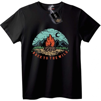 NOONEBRAND Тениска Обратно към Дивото - 2XL, Black