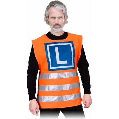 Lubmar KOS ROAD výstražná vesta s označením oranžová