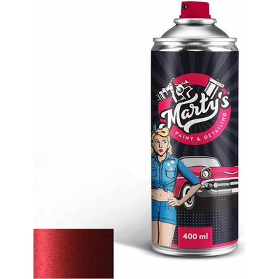 Marty's Barva na auto ve spreji Škoda 9892 Červená flamenco 400ml