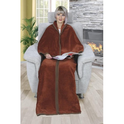 Bellatex Korall televizní pytel Hnědá 150x180 cm