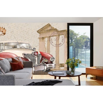 DIMEX ART s. r. o Самозалепваща се флизелинова фототапета римски винтидж плакат 375 x 250 см