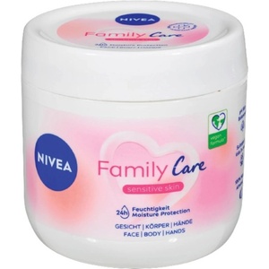 Nivea Успокояващ крем за лице и тяло Family Care, 450 ml