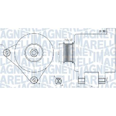 Generátor MAGNETI MARELLI 063732078010