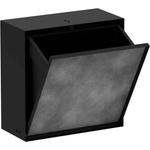 Hansgrohe XtraStoris Rock - Кош за отпадъци за вграждане 6 l, мат черно 56090670 (56090670)