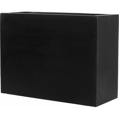 Pottery Pots květináč Jort L Black Natural Fiberstone 95 x 38 x 72 cm