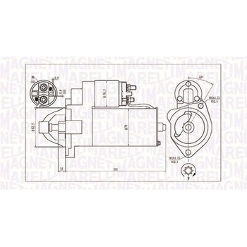 Štartér MAGNETI MARELLI MQS624