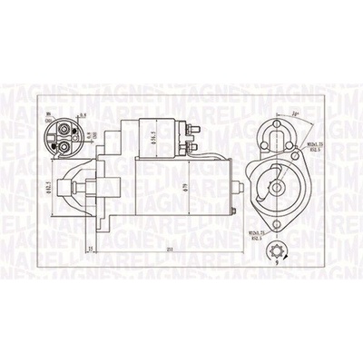 Štartér MAGNETI MARELLI 063720624010