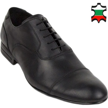 Image 1 of Български обувки Мъжки елегантни обувки от черна естествена кожа 33163