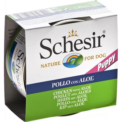 Schesir Dog Puppy Tuňák & Aloe 150 g