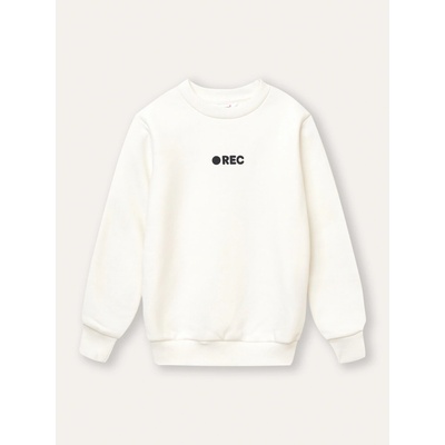 Winkiki Kids Wear mikina REC Mléčně bílá