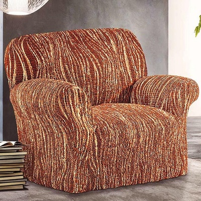 GA.I.CO bielastický potah na křeslo Universo Nový žíhaný cihlový 60 - 110 cm – Zboží Dáma