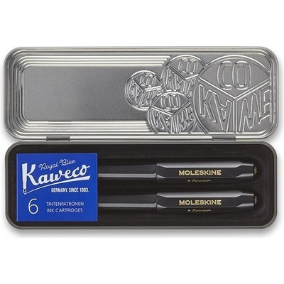 Sada kuličkové pero a plnicí pero Moleskine Kaweco černá – Zboží Živě