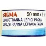 SIGMA Двустранно залепваща лента 50 мм x 5 м 1 бр